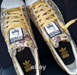ADIDAS Custom STAR WARS Stormtrooper men's trainers size 11 worn superstar RARE