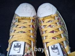 ADIDAS Custom STAR WARS Stormtrooper men's trainers size 11 worn superstar RARE