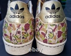 ADIDAS Custom STAR WARS Stormtrooper men's trainers size 11 worn superstar RARE