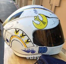 AGV K3 Star Wars Custom painted motorcycle helmet Rey