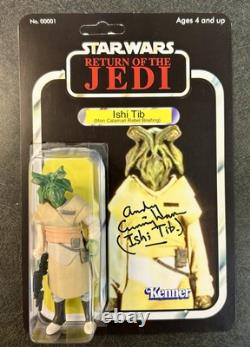 ANDY CUNNINGHAM Signed Ishi Tib Autograph Custom Star Wars Figure With Photo ROTJ