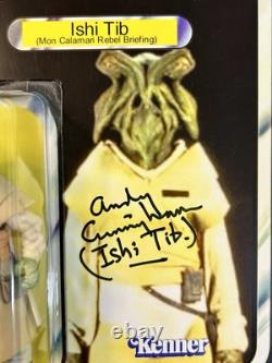 ANDY CUNNINGHAM Signed Ishi Tib Autograph Custom Star Wars Figure With Photo ROTJ