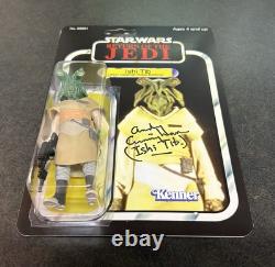 ANDY CUNNINGHAM Signed Ishi Tib Autograph Custom Star Wars Figure With Photo ROTJ