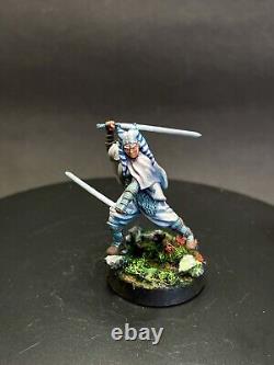 Ahsoka Tano STAR WARS inspired Miniature pro painted 32mm 2xBases