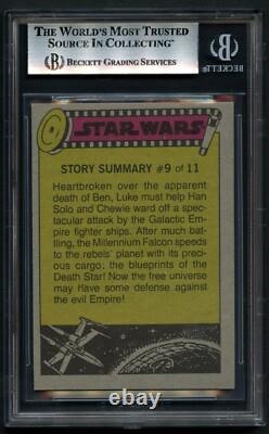 Alec Guiness signed autograph Obi-Wan Kenobi Star Wars Custom Cut Card BAS Slab