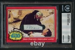 Alec Guinness HANDWRITING Ben Kenobi Star Wars Custom Cut Please BAS Slabbed