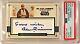Alec Guinness Star Wars Signed Auto Custom Cut #'d 1/1 Trading Card Psa/dna