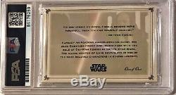 Alec Guinness Star Wars Signed Auto Custom Cut #'d 1/1 Trading Card PSA/DNA