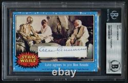 Alec Guinness signed autograph Obi-Wan Kenobi Star Wars Custom Cut Card BAS Slab