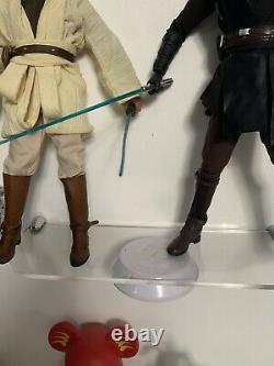 Anakin Skywalker + Obi Wan Kenobi 1/6 Star Wars Figure Custom Hot Toys Replica