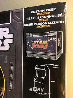 Arcade1Up Star Wars Home Arcade Cabinet with Custom Riser Brand New