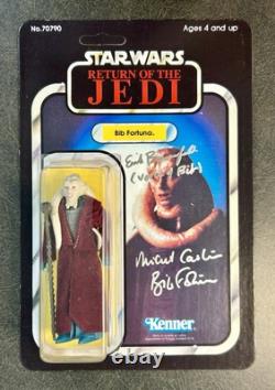 BAUERSFELD & CARTER Signed Bib Fortuna Autograph Custom Star Wars Figure COA