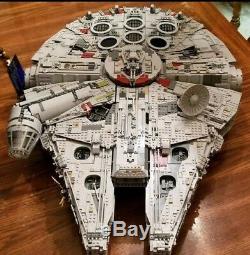 BRAND New Custom Sealed Star Wars Huge Millennium Falcon 75192 +Instruction