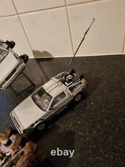 Back to the Future 124 scale die cast car selection some custom