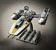 Bandai Star Wars Y-wing 1/72 Scale Model Custom Painted Pro Built With Lights