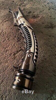 Bane MK2 Custom CFX Lightsaber Neopixel Sith Star Wars Jedi VV Saberforge