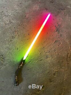 Bane MK2 Custom CFX Lightsaber Neopixel Sith Star Wars Jedi VV Saberforge