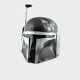 Black Custom Boba Fett Helmet From Star Wars