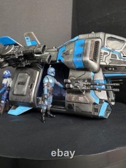 Blue Warden K-76 Dropship Custom Andor Star Wars 3.75 vintage Kenner 1-of-1