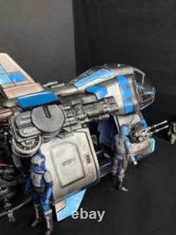 Blue Warden K-76 Dropship Custom Andor Star Wars 3.75 vintage Kenner 1-of-1