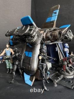 Blue Warden K-76 Dropship Custom Andor Star Wars 3.75 vintage Kenner 1-of-1