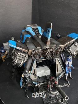 Blue Warden K-76 Dropship Custom Andor Star Wars 3.75 vintage Kenner 1-of-1