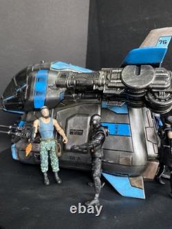 Blue Warden K-76 Dropship Custom Andor Star Wars 3.75 vintage Kenner 1-of-1