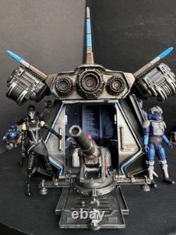 Blue Warden K-76 Dropship Custom Andor Star Wars 3.75 vintage Kenner 1-of-1