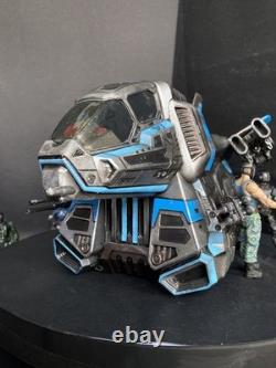 Blue Warden K-76 Dropship Custom Andor Star Wars 3.75 vintage Kenner 1-of-1