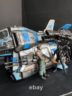 Blue Warden K-76 Dropship Custom Andor Star Wars 3.75 vintage Kenner 1-of-1