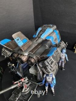 Blue Warden K-76 Dropship Custom Andor Star Wars 3.75 vintage Kenner 1-of-1