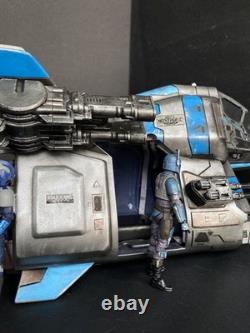 Blue Warden K-76 Dropship Custom Andor Star Wars 3.75 vintage Kenner 1-of-1