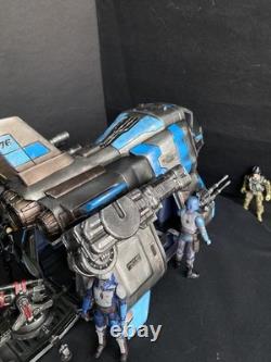 Blue Warden K-76 Dropship Custom Andor Star Wars 3.75 vintage Kenner 1-of-1