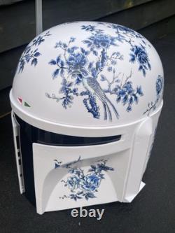 Boba Fett Helmet Customised China Man Cave Mandalorian Black Series