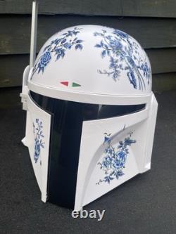 Boba Fett Helmet Customised China Man Cave Mandalorian Black Series