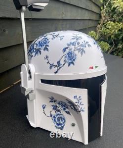 Boba Fett Helmet Customised China Man Cave Mandalorian Black Series