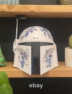 Boba Fett Helmet Customised China Man Cave Mandalorian Black Series
