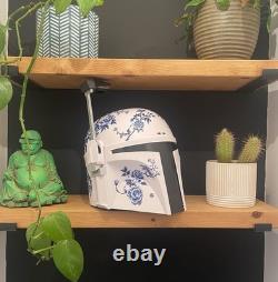 Boba Fett Helmet Customised China Man Cave Mandalorian Black Series