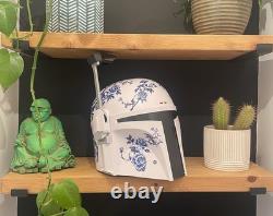 Boba Fett Helmet Customised China Man Cave Mandalorian Black Series