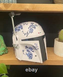 Boba Fett Helmet Customised China Man Cave Mandalorian Black Series