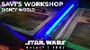 Building A Custom Lightsaber At Savi S Workshop At Star Wars Galaxy S Edge In Disney World