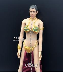 CUSTOM 1/6 Star Wars Princess Leia Organa Slave FULL FIGURE SET with seamless body
