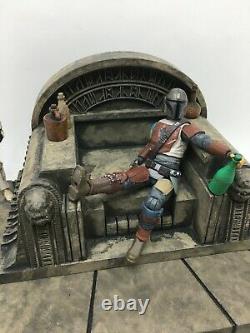 CUSTOM BOOK OF FETT THRONE ROOM DIORAMA JABBAS PALACE STAR WARS 118 figures