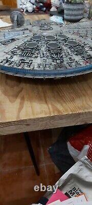 CUSTOM PAINTED LARGE Millennium Falcon battle damaged weathered