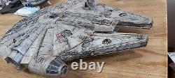 CUSTOM PAINTED LARGE Millennium Falcon battle damaged weathered