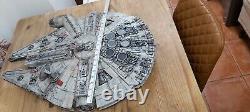 CUSTOM PAINTED LARGE Millennium Falcon battle damaged weathered