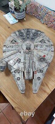 CUSTOM PAINTED LARGE Millennium Falcon battle damaged weathered