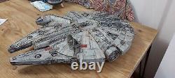 CUSTOM PAINTED LARGE Millennium Falcon battle damaged weathered