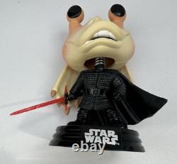 CUSTOM Pop! Star Wars Darth Jar Jar Binks Figure signed by AHMED BEST BAS READ