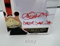 CUSTOM Pop! Star Wars Darth Jar Jar Binks Figure signed by AHMED BEST BAS READ